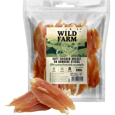WILD FARM Пилешко филе на шиш 500 г лакомство за кучета