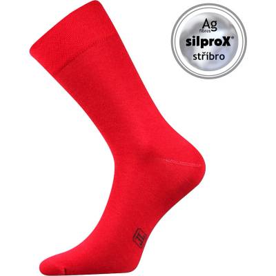 Lonka ponožky Decolor červené