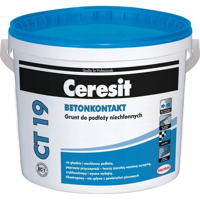 Základní nátěr pro nesavé podklady CERESIT CT 19 BETONKONTAKT 5kg