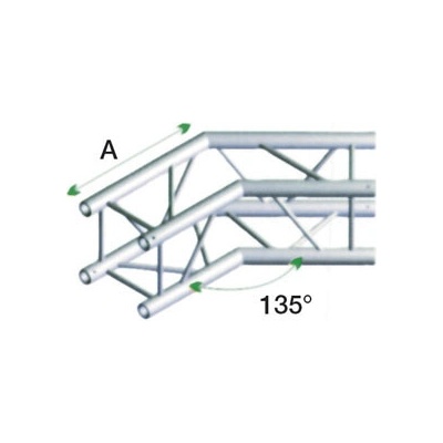 Showtec DQ22-005 Corner 135 Degrees Incl. Connectors
