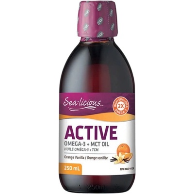 Natural Factors Sea-Licious® Active Omega-3 | Vitamin D3 & MCT Oil [250 мл]