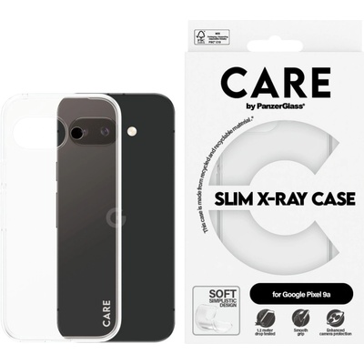 Panzer Гръб Care by PanzerGlass за Google Pixel 9a, Fashion, X-Ray, Soft Basic, Прозрачен