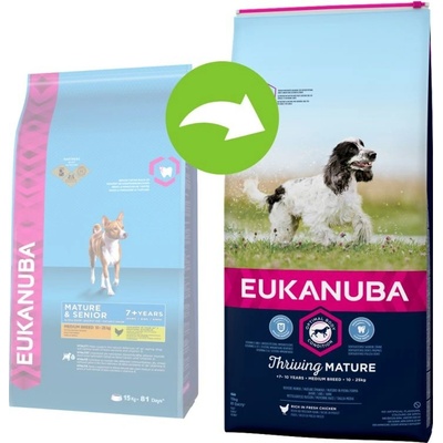 Eukanuba Mature & Senior All Breed Lamb 15 kg