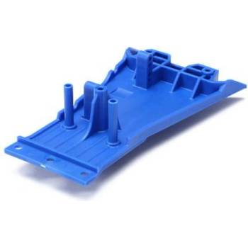 Traxxas долен капак на LCG шаси син