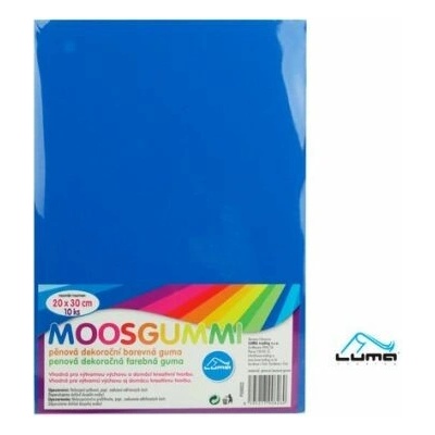 MOOSGUMMI A4 modrá LUMA