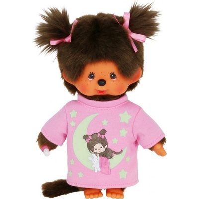 Sekiguchi Monchhichi Močičák holčička v růžovém pýžámku 223732