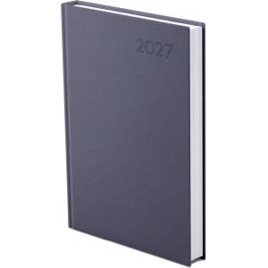 VECTRALINE Дневник за срокове vectraline b/5, седмичен, средносин, изкуствена кожа 2027 (23.0300224)
