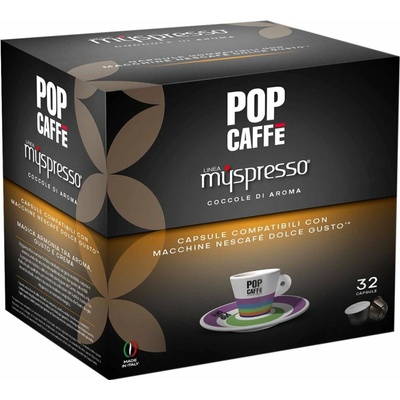 Pop Caffe kapsule kompatibilné Nescafe Dolce Gusto coccole di aroma 32 ks