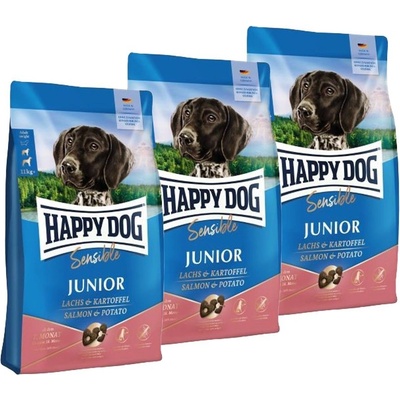 Happy Dog Junior Salmon & Potato 3 x 10 kg