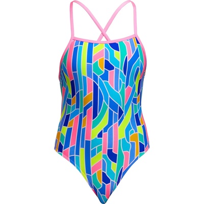 Funkita Дамски бански костюм Funkita Women's Tie Me Tight One Piece Swimsuit - Pillared - размер 38 (EU) (150-5662-1214)