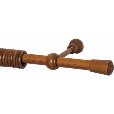 Inteza Viking sada drevenej garniže Orech, 120cm