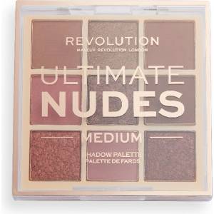 Revolution Beauty Ultimate Nudes Eyeshadow Palette Medium Палитра 8gr