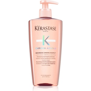 Kérastase Chroma Absolu Bain Riche Chroma Respect подхранващ шампоан за боядисана коса 500ml