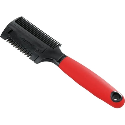 Ferplast Dog double-sided comb with razor - Гребен за разресване на кучета с бръснач, 18, 3 x 4, 5 x h 1, 8 см