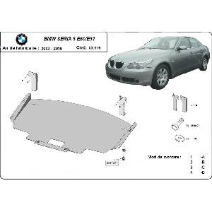 Scut Motor - Румъния Метална кора под двигател и радиатор BMW 5 Ser (E61) комби от 2004 (73595)
