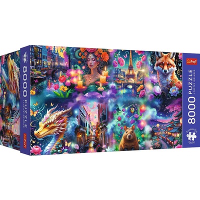 Trefl - Puzzle Premium Plus: Colorful World - 8 000 piese