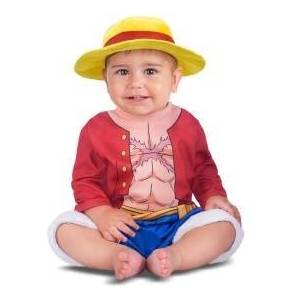One Piece Маскировъчен костюм за бебета One Piece Luffy (2 Части) Размер 7-12 месеца