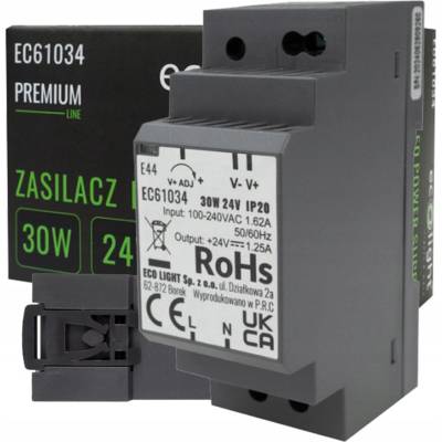 Eco Light Napájení na DIN lištu EC61034