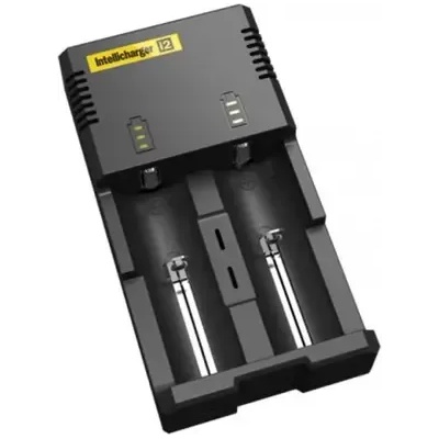 NITECORE Зарядно у-во NITECORE i2, Universal Charger, LiIon & NIMH, 18650, CR123, AA, AAA, C, D (NITECORE-C-i2-UNI)