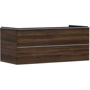 Hansgrohe Xelu Q - Шкафче за умивалник, 50x118x55 см, 2 чекмеджета, тъмен орех/хром 54085000 (54085000)
