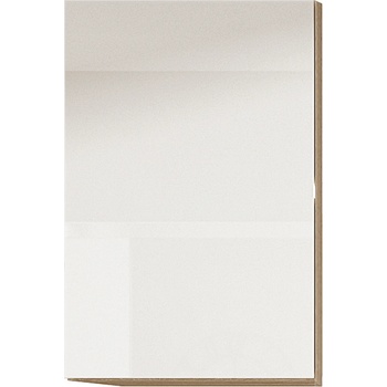 Горен шкаф Line 40 cm дясно отваряне супер гланц бял HG