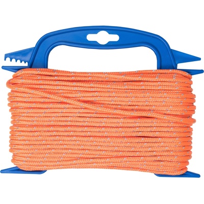 CONNEX PP Lano pletené 16-pramenné, 4 mm × 20 m, reflexné oranžové, navíjač DY2701854