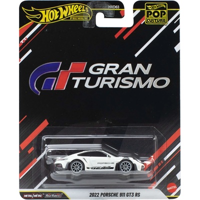 Model auta Hot Wheels Premium Porsche 911 GT3 RSbiely 1:64