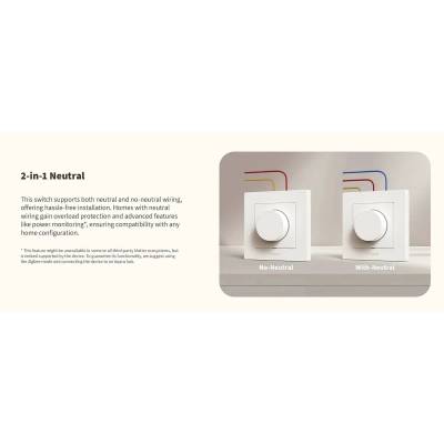 Смарт димиращ ключ Aqara H2 EU, сив