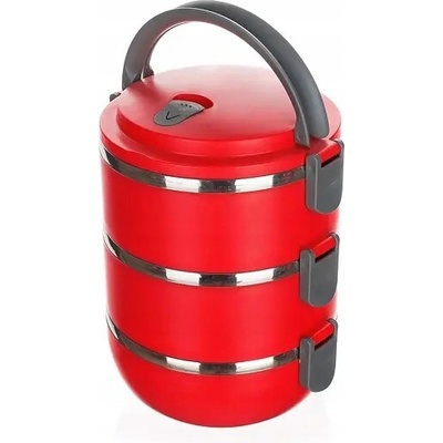 Banquet Obedár plastový CULINARIA Red 2,1l, 3 diely