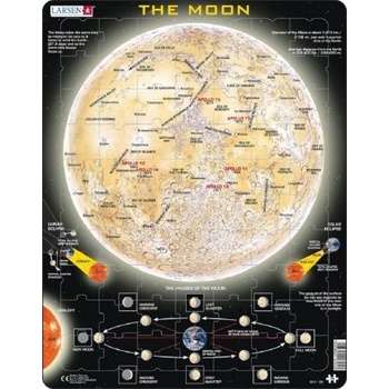 Larsen Mapa Měsíc 70 dielov