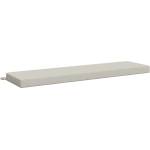 vidaXL Възглавница за пейка SOEST 100% полиестер Бяло 150 x 40 x 8 см (949840)