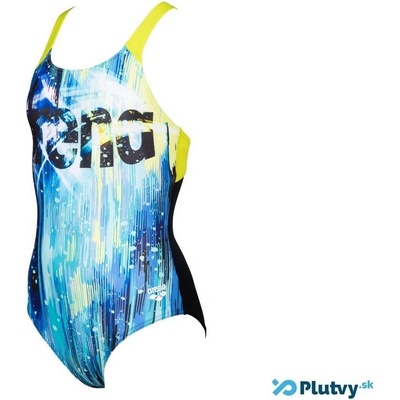 Arena Comet Swim Pro Back One Piece Junior Black/Soft Green