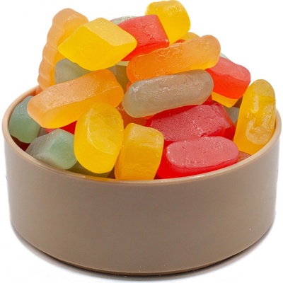 Veselá Veverka Gummi gum bez cukru a želatiny 1 kg