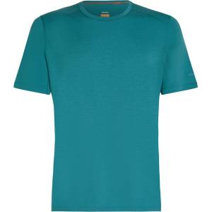 Icebreaker Мъжко мериносово термобельо Icebreaker 200 Oasis S/S Crewe Merino base layer - Topaz - размер XXL (015-0860-1516)
