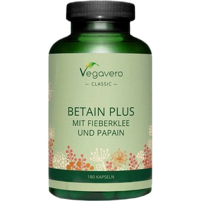 Vegavero Betaine HCL + Papain [180 капсули]