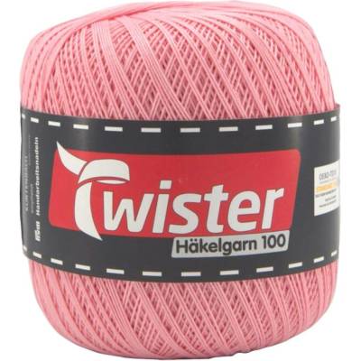 Pletací příze Kurtenbach Twister Häkelgarn 100 Barva: 30 ROSA