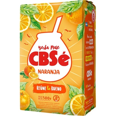 Yerba maté CBSe pomaranč 500 g