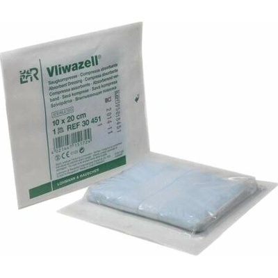 VLIWAZELL STERILNÍ KOMPRESE 10 CM X 20 CM