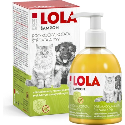 PHC Šampón LOLA antiparazit. pre psy a mačky 250 ml
