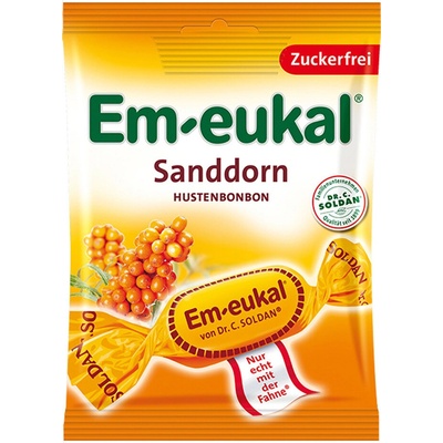 Em-Eukal cukríky Rakytník bez cukru 75 g
