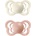 BIBS Couture Natural Rubber Size 1: 0+ months биберон Ivory / Blush 2 бр