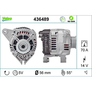 Alternátor VALEO 436489