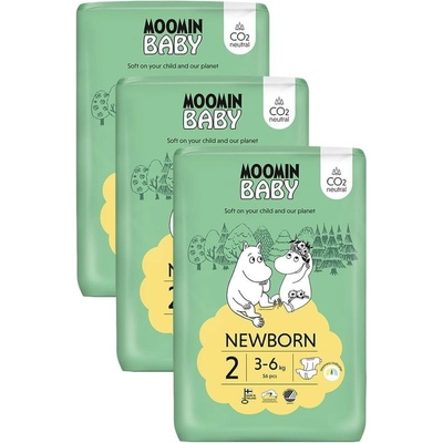 Moomin Baby 2 Newborn 3–6 kg 168 ks
