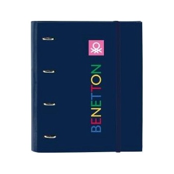Benetton Папка с пръстени Benetton Damero Морско син 27 x 32 x 3.5 cm
