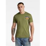 G Star Тениска G Star Men's Graphic T-Shirt - Sage