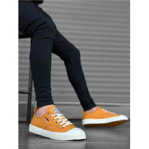 BOA Shoes Мъжки ежедневни обувки ba0223 - Жълти #382091 (382091_Жълт)