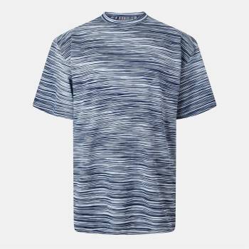 Missoni Тениска Missoni Striped Short Sleeved T-Shirt - Navy/White