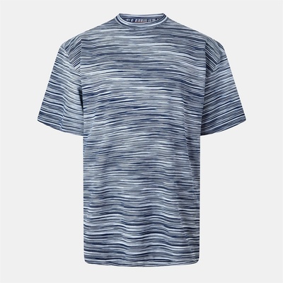 Missoni Тениска Missoni Striped Short Sleeved T-Shirt - Navy/White