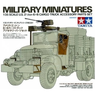 Tamiya U.S. 2.5T 6X6 Cargo Truck Accessory Set 1:35