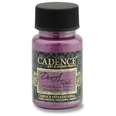 Cadence textilní barva metal bramboříková 50 ml